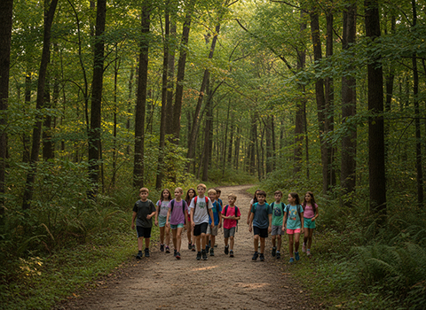 Mohican State Park Forest Trail